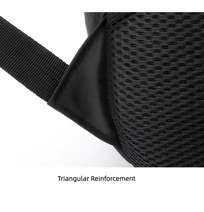 triangular reinforcement at strap base