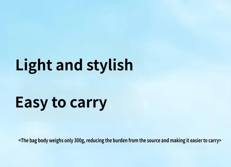 light and easy to carry headline