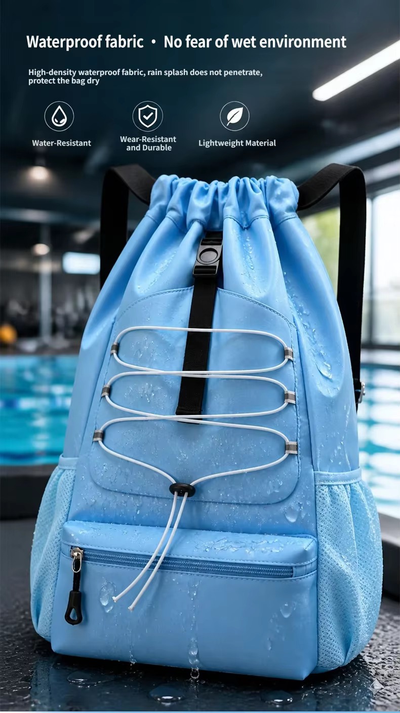 water droplets on waterproof fabric