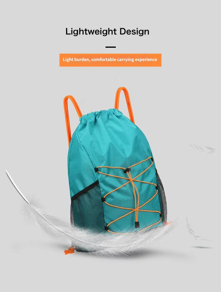 lightweight backpack with feather