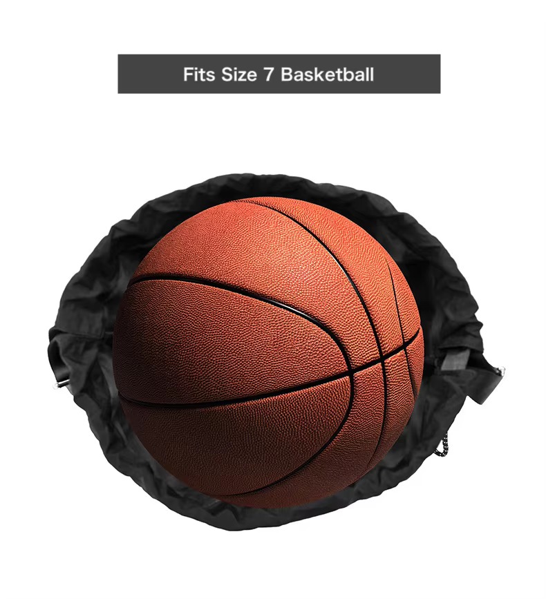 size 7 basketball inside bag