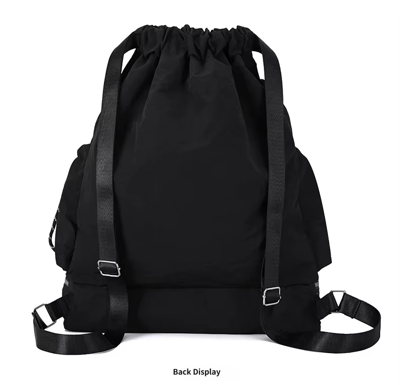 back view with adjustable straps