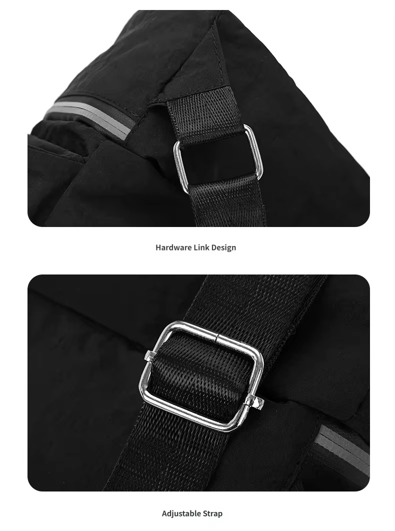 hardware link and adjustable strap close-ups