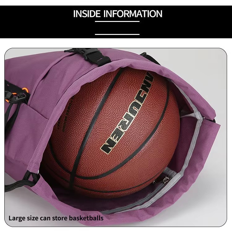 basketball stored in large-size bag