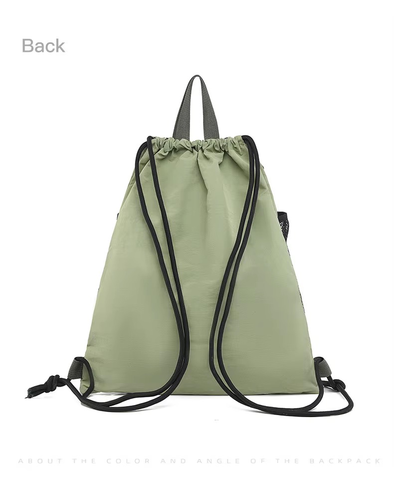 back view with drawstring cords