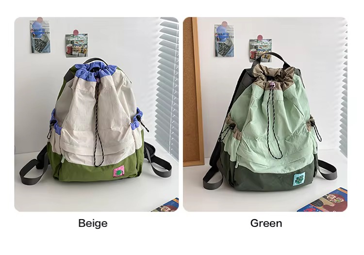 beige and green color options