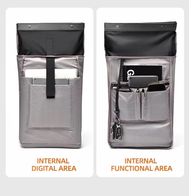 internal digital and functional organizer areas