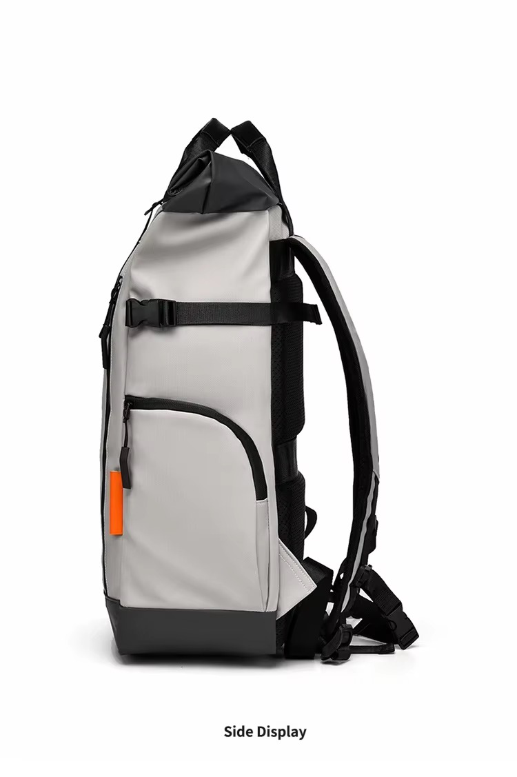 side view with compression strap