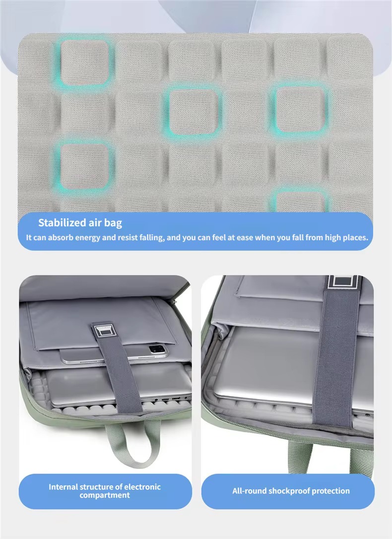 stabilized air bag and shockproof electronic compartment