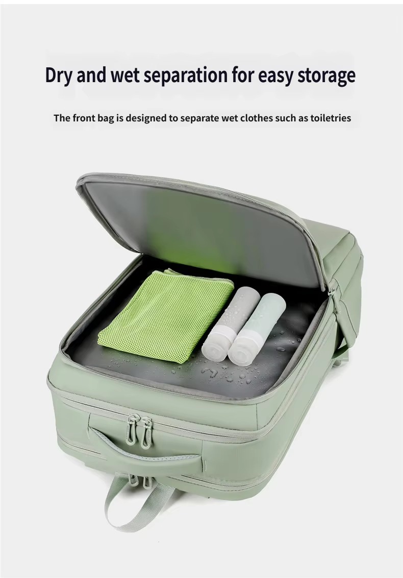 dry-wet separation front compartment