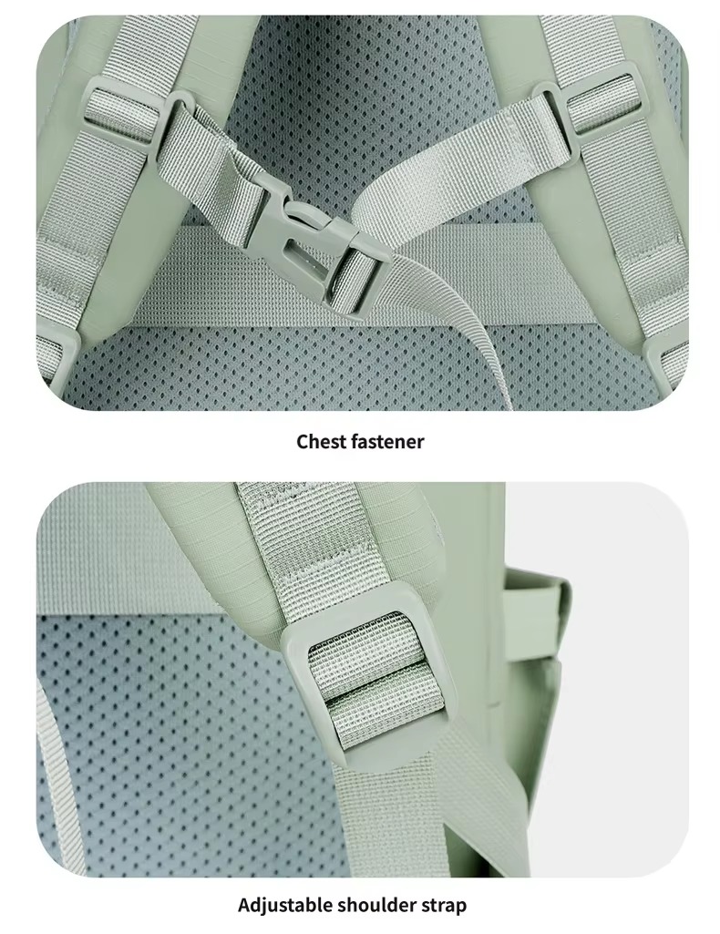 chest fastener and adjustable strap