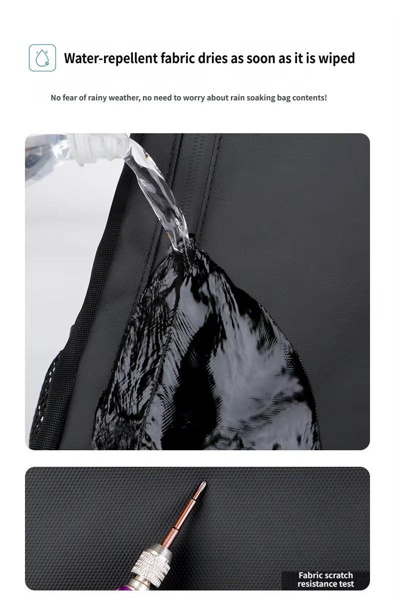 water splash and scratch resistance tests