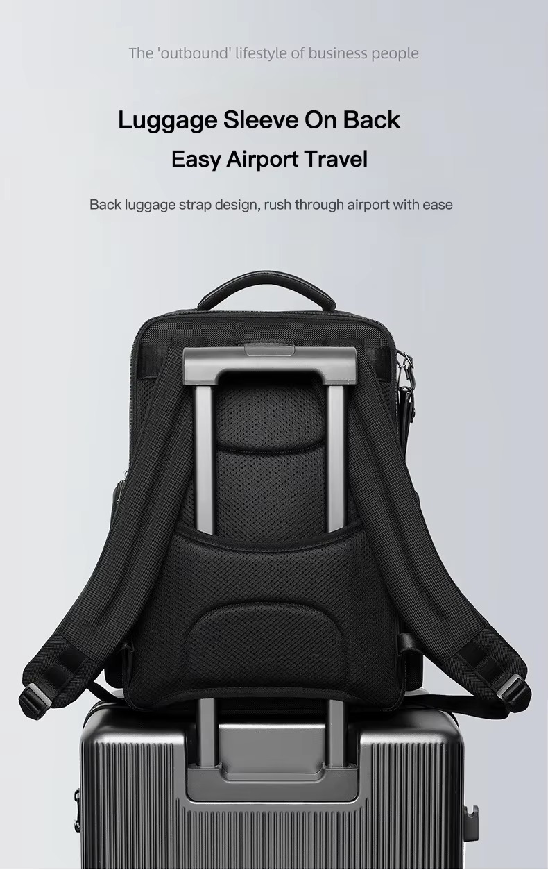 luggage sleeve on suitcase