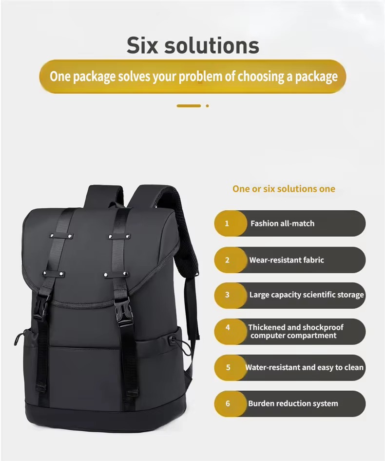 six key features of the backpack