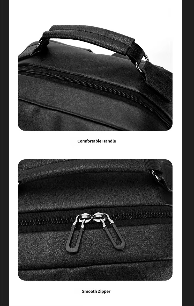 padded handle and smooth zipper