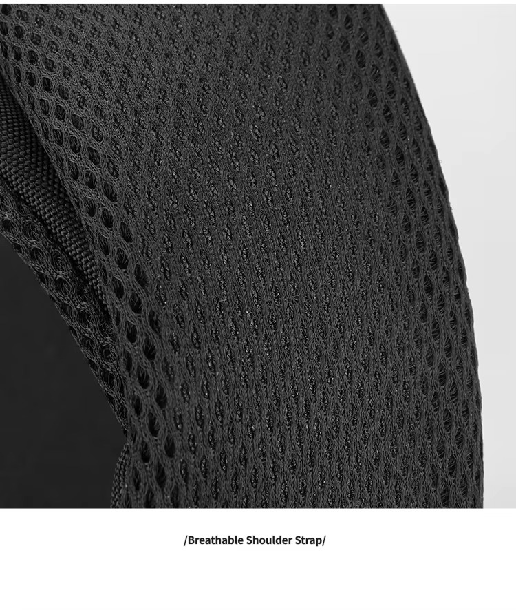 breathable mesh shoulder strap