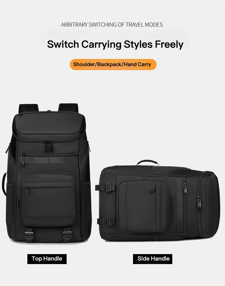 top handle and side handle carrying styles
