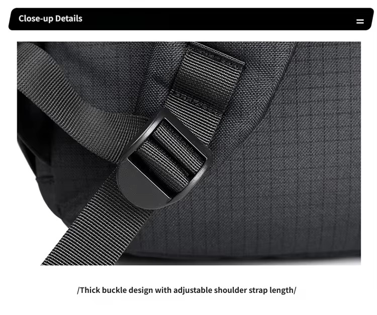 thick adjustable shoulder strap buckle