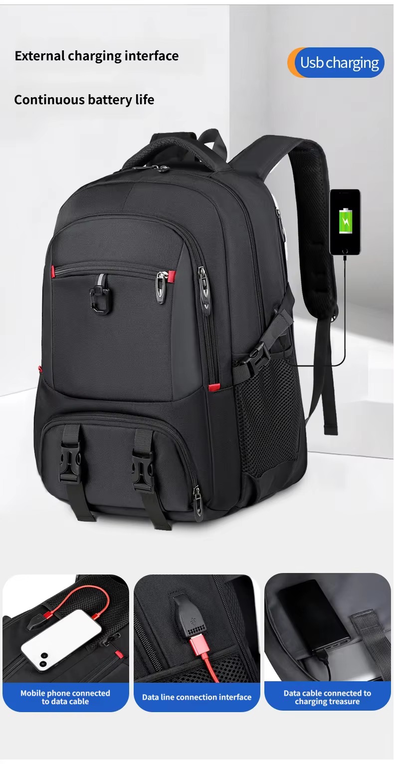 external USB charging interface with power bank