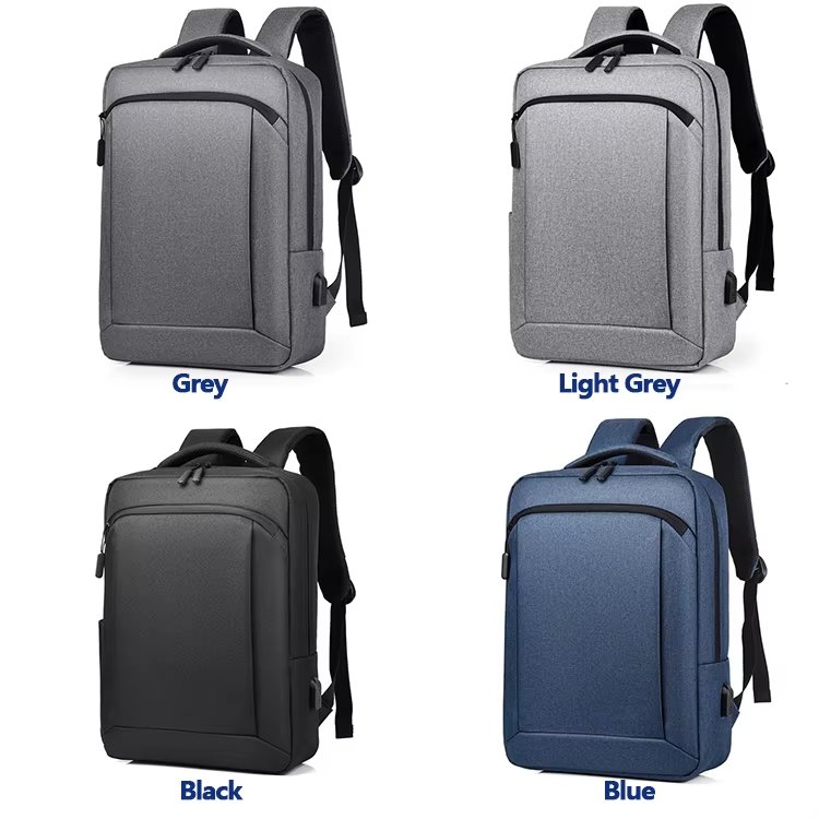 Water-Resistant USB Business Travel School Oxford Laptop Backpack product detail