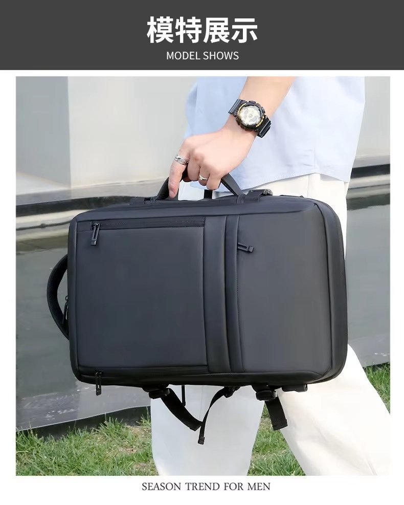 Water-Resistant Expandable Business Polyester Laptop Backpack product detail