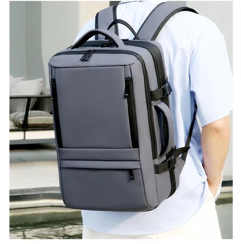 Water-Resistant Expandable Business Polyester Laptop Backpack product detail
