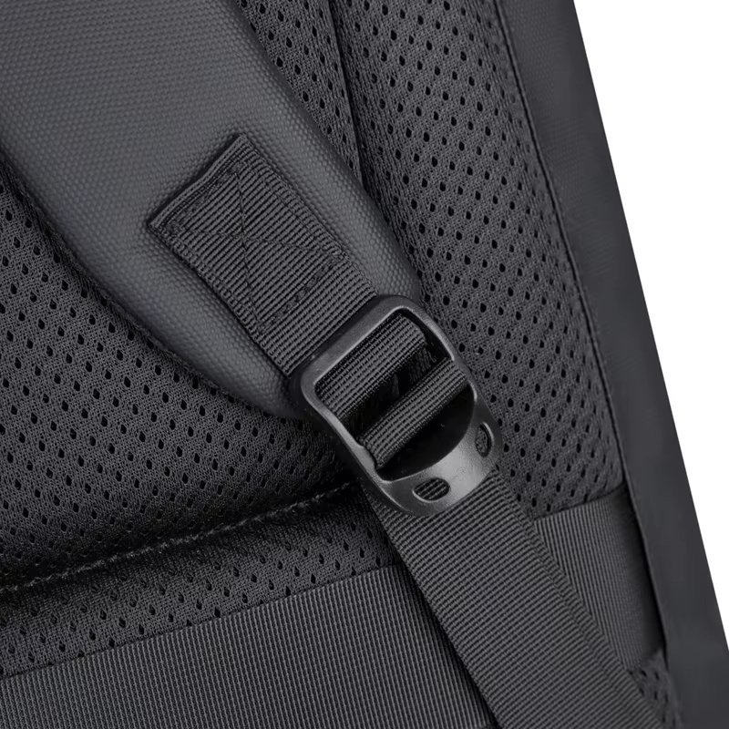 Water-Resistant Large Capacity USB Modern Business PU Leather Laptop Backpack product detail