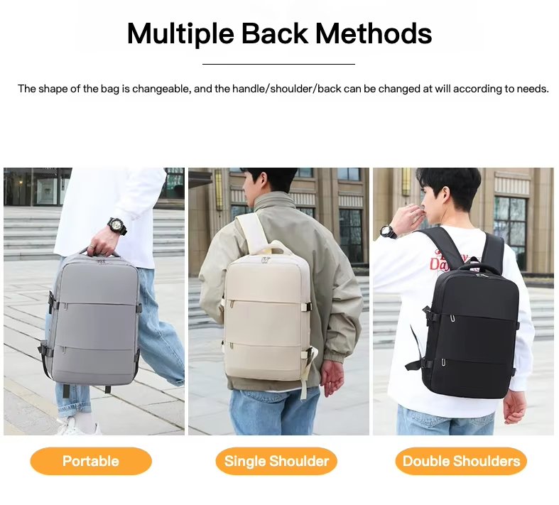 Anti-Theft Water-Resistant Large Capacity USB Business Oxford Laptop Backpack product detail