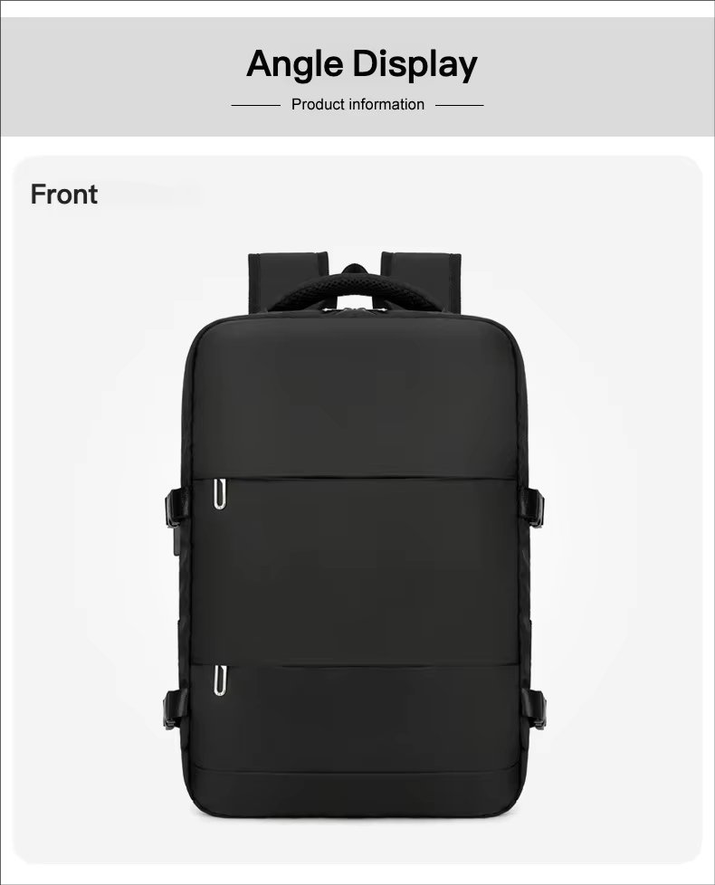 Anti-Theft Water-Resistant Large Capacity USB Business Oxford Laptop Backpack product detail