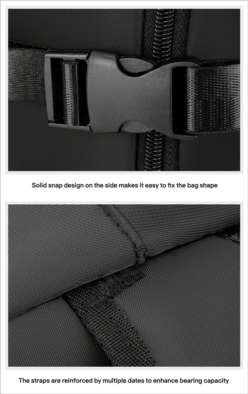 Anti-Theft Water-Resistant Large Capacity USB Business Oxford Laptop Backpack product detail