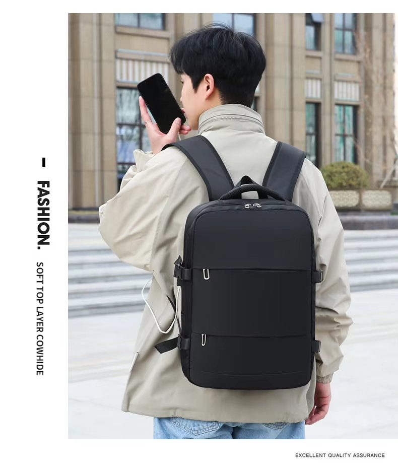Anti-Theft Water-Resistant Large Capacity USB Business Oxford Laptop Backpack product detail