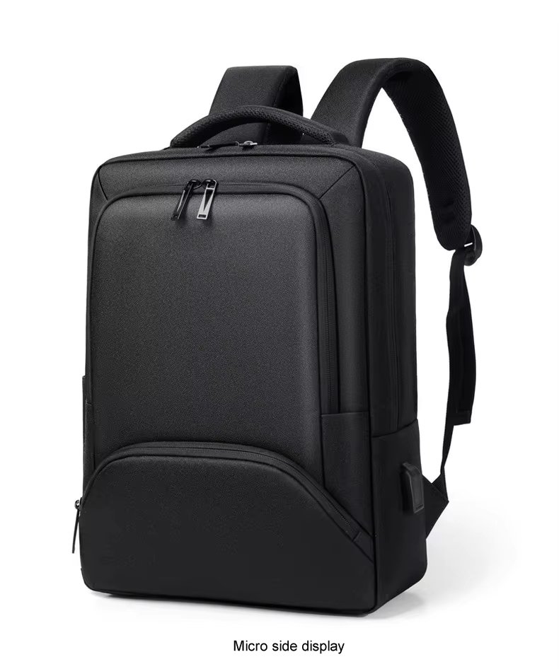 Water-Resistant Large Capacity USB Business School Oxford Laptop Backpack product detail