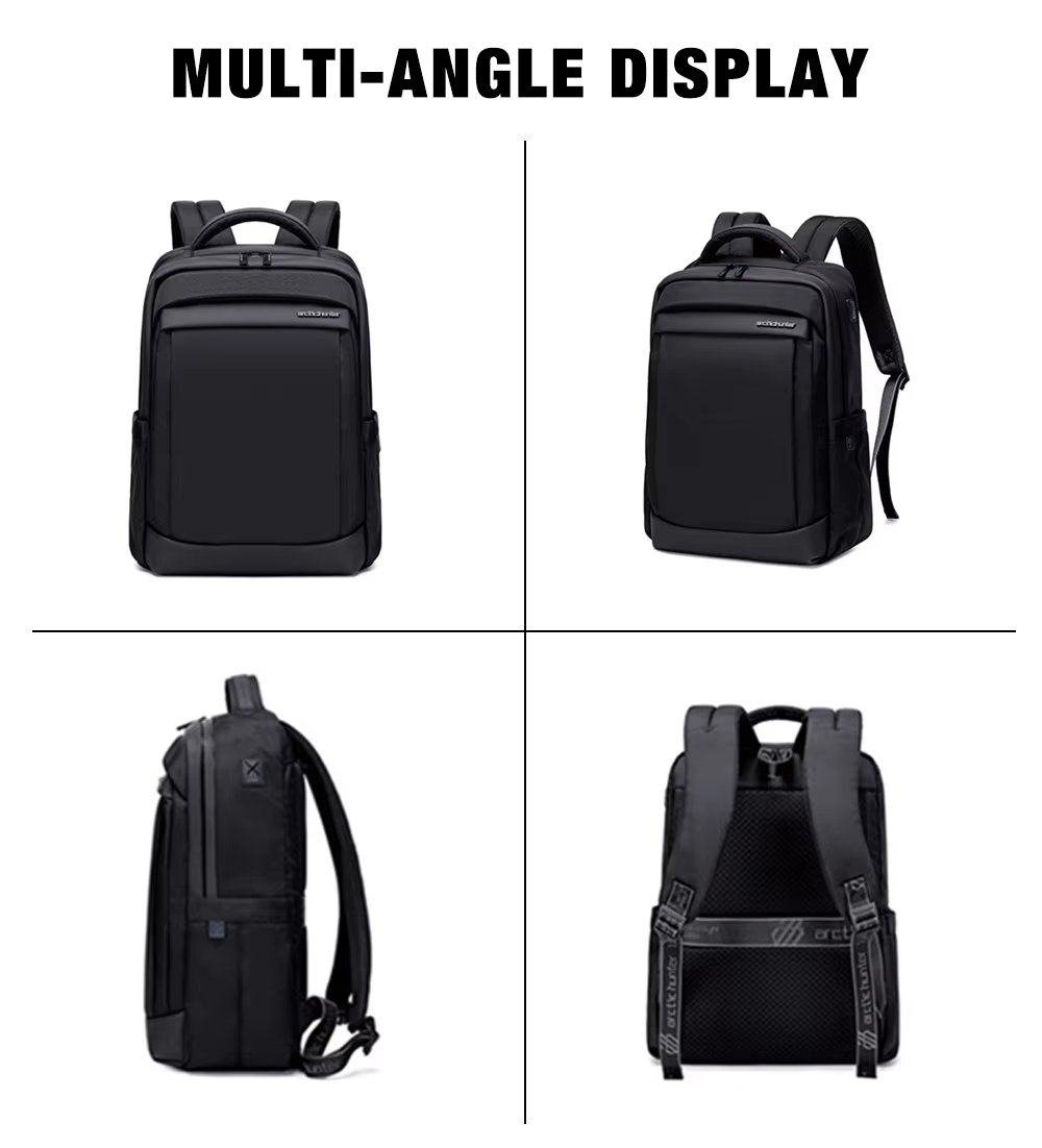 Anti-Theft Water-Resistant USB Travel Casual Oxford Laptop Backpack product detail