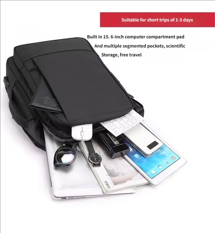Anti-Theft Water-Resistant Large Capacity Expandable Business Oxford Laptop Backpack product detail