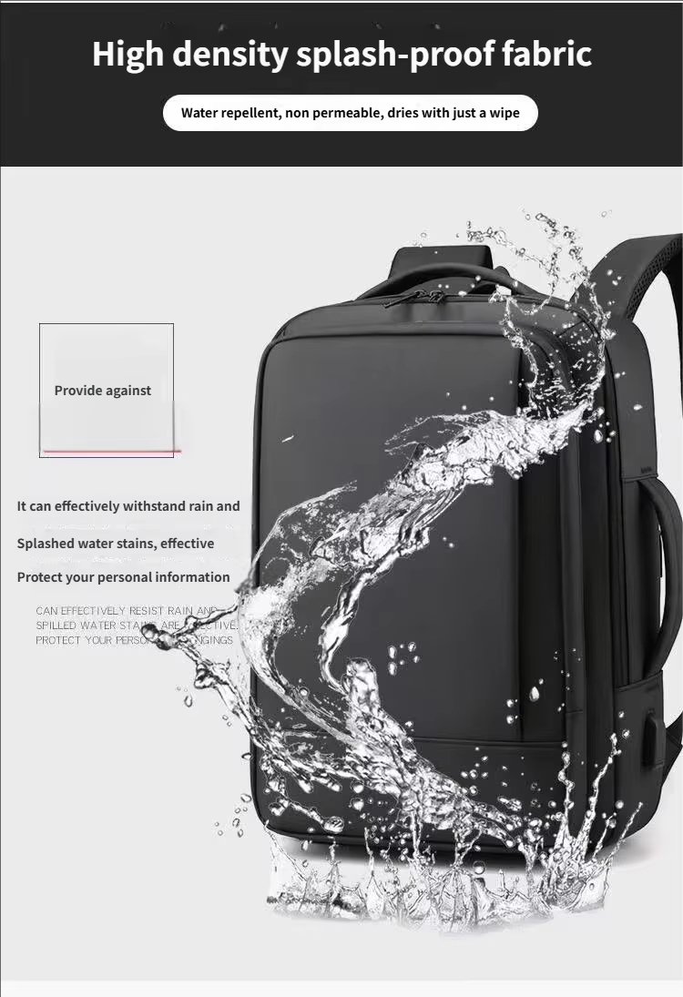 Anti-Theft Water-Resistant Large Capacity Expandable Business Oxford Laptop Backpack product detail