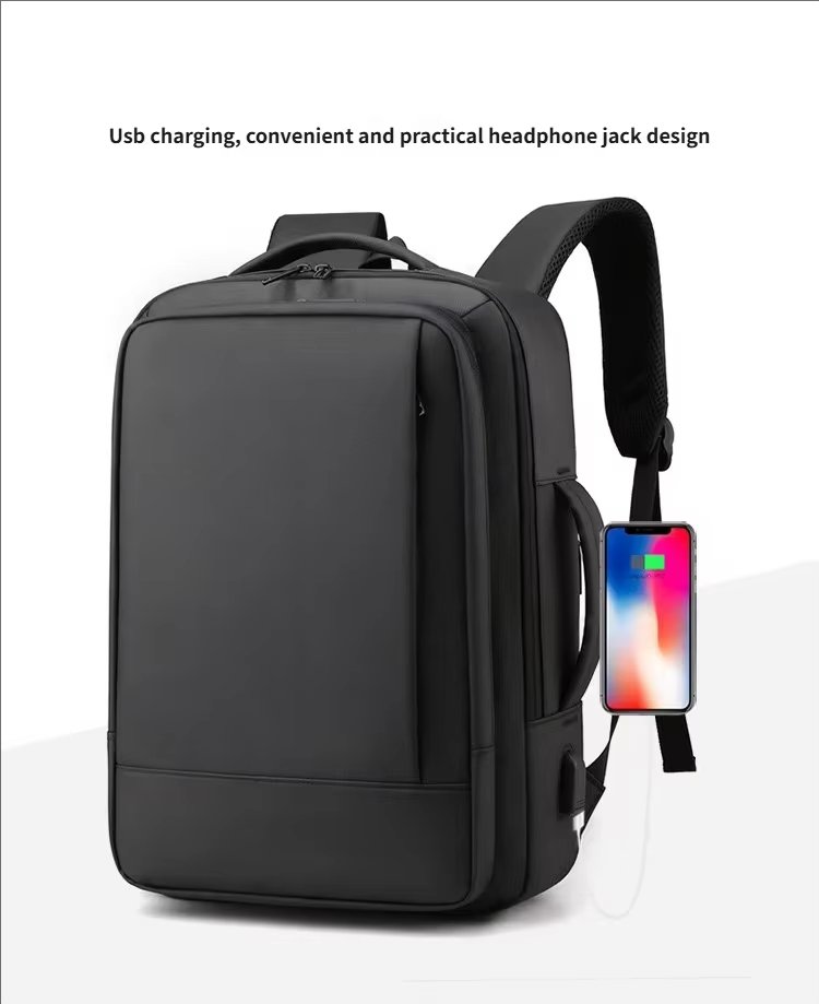 Anti-Theft Water-Resistant Large Capacity Expandable Business Oxford Laptop Backpack product detail
