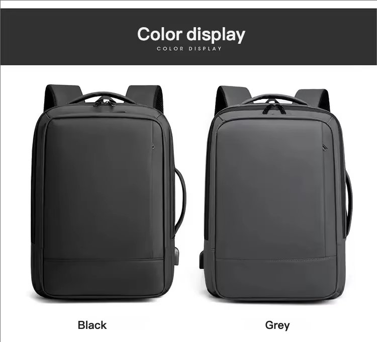 Anti-Theft Water-Resistant Large Capacity Expandable Business Oxford Laptop Backpack product detail