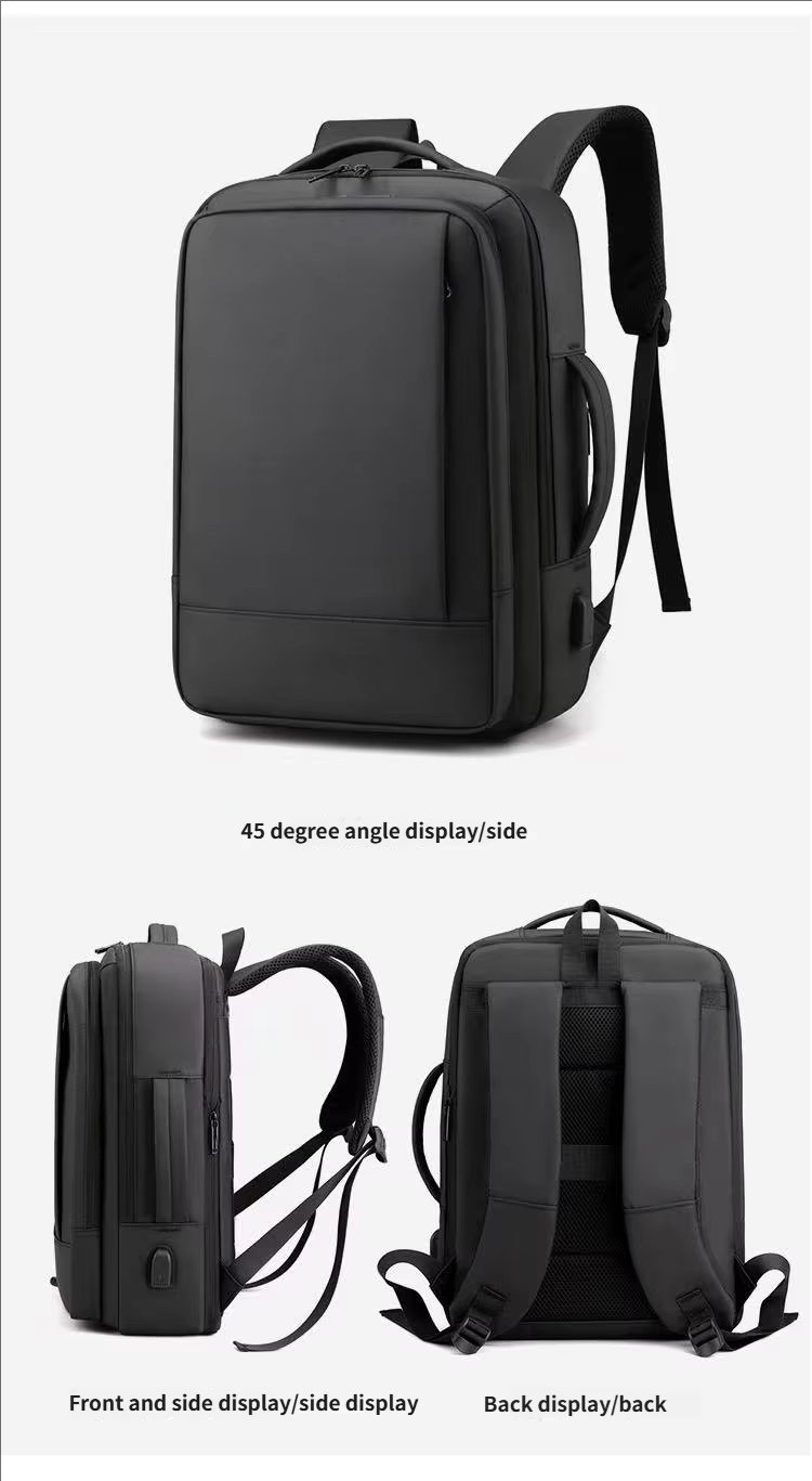 Anti-Theft Water-Resistant Large Capacity Expandable Business Oxford Laptop Backpack product detail
