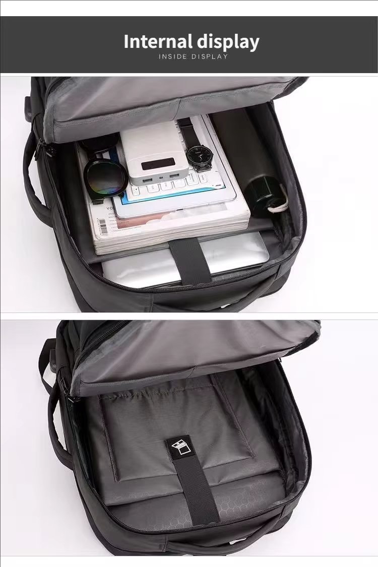 Anti-Theft Water-Resistant Large Capacity Expandable Business Oxford Laptop Backpack product detail