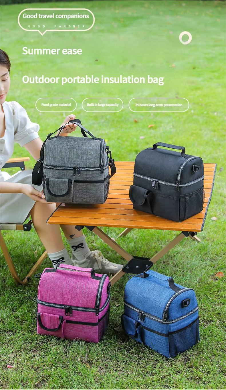 Camping Hiking Picnics Backpack Cooler Insulated Waterproof with Compartment Soft - product detail