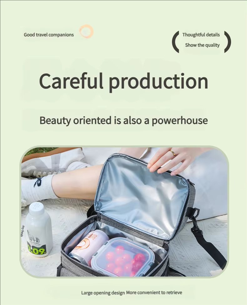 Camping Hiking Picnics Backpack Cooler Insulated Waterproof with Compartment Soft - product detail