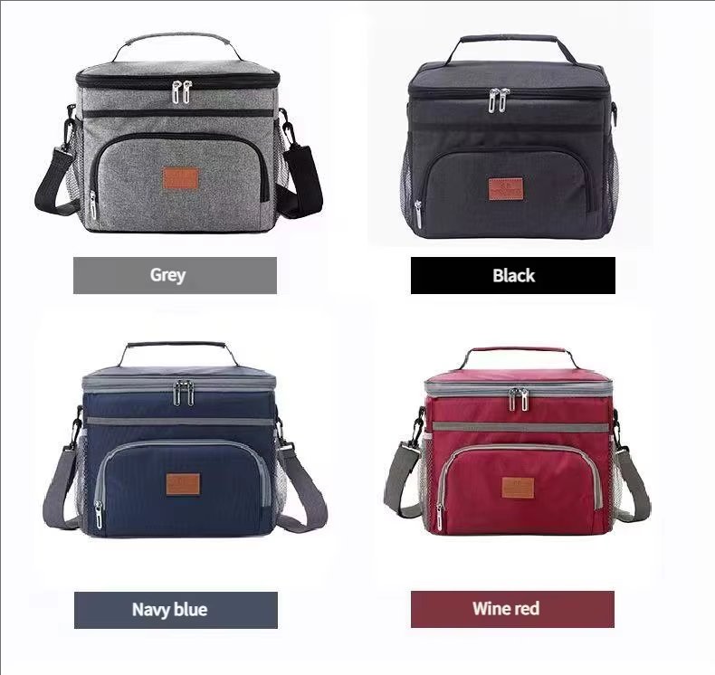 Custom Expandable Food Insulated Lunch Bag Double Deck Leakproof Portable Container Cooler Box Tote for Work Office - product detail