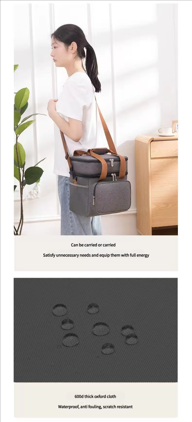 Custom Outdoor Leakproof Insulated Cooler Backpack Picnic Lunch Waterproof Camping - product detail
