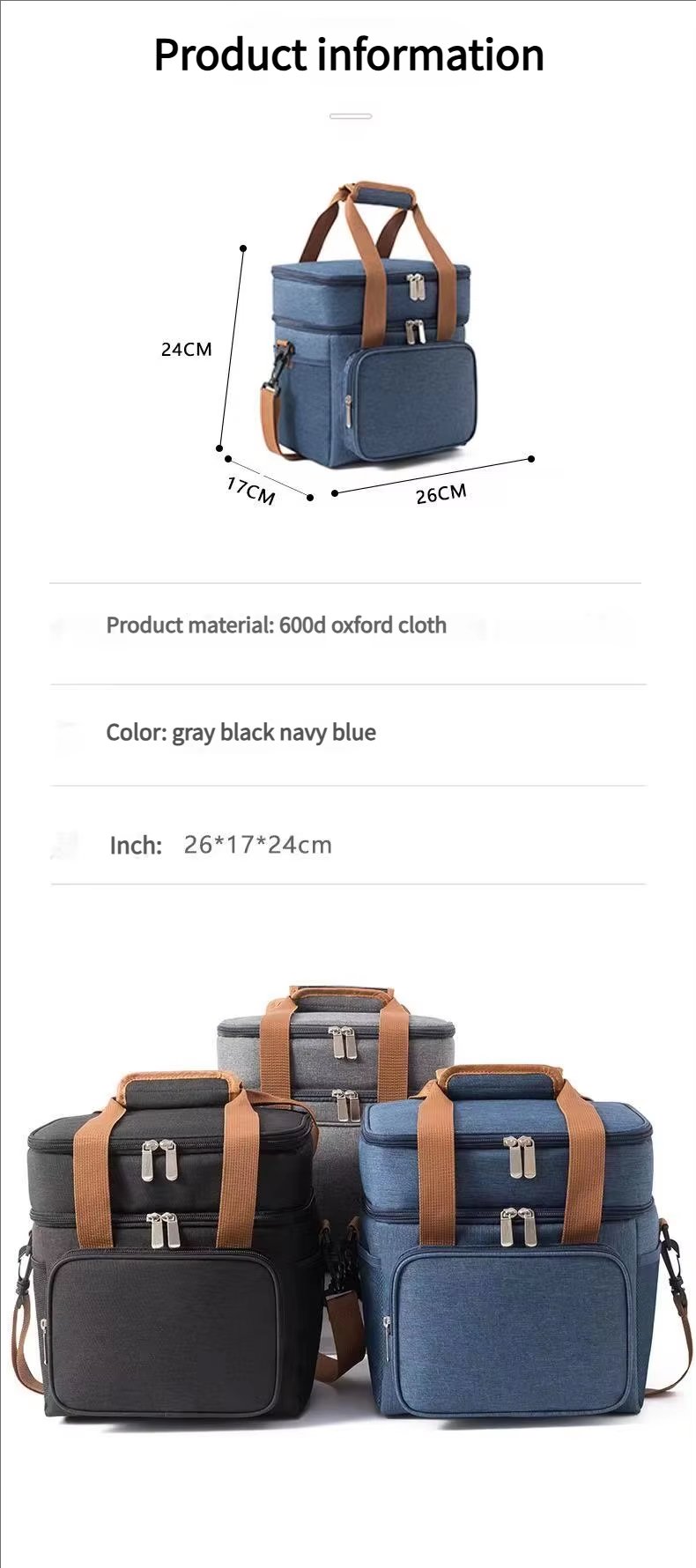 Custom Outdoor Leakproof Insulated Cooler Backpack Picnic Lunch Waterproof Camping - product detail