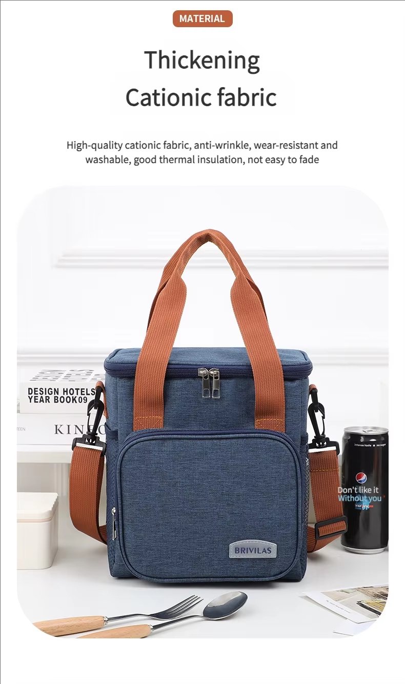 Custom Large Capacity Oxford Cloth Tote Bag Collapsible Cooler for Beach Picnic Shopping and Grocery Tote - product detail