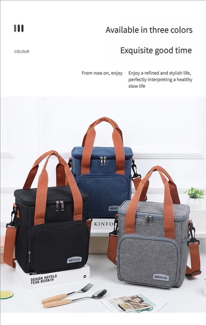 Custom Large Capacity Oxford Cloth Tote Bag Collapsible Cooler for Beach Picnic Shopping and Grocery Tote - product detail