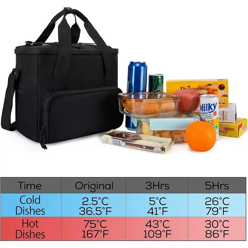Large Capacity Outdoor Waterproof Thermal Insulation Backpack with Reflective Strips Portable Refrigerated Insulated Cooler B - product detail