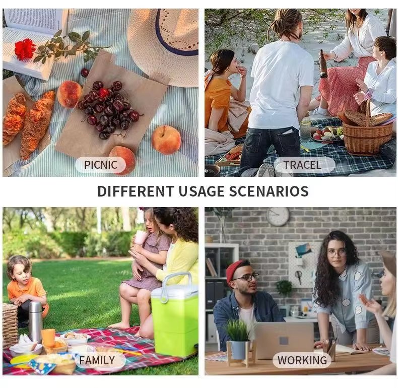 Soft Lunch Box Bento Bag Outdoor Ice Picnic Handbag Waterproof Foil Thermal Insulated Tote Cooler Bag - product detail
