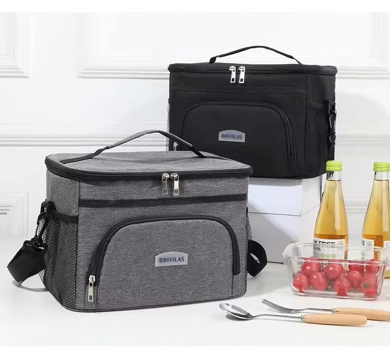 Soft Lunch Box Bento Bag Outdoor Ice Picnic Handbag Waterproof Foil Thermal Insulated Tote Cooler Bag - product detail