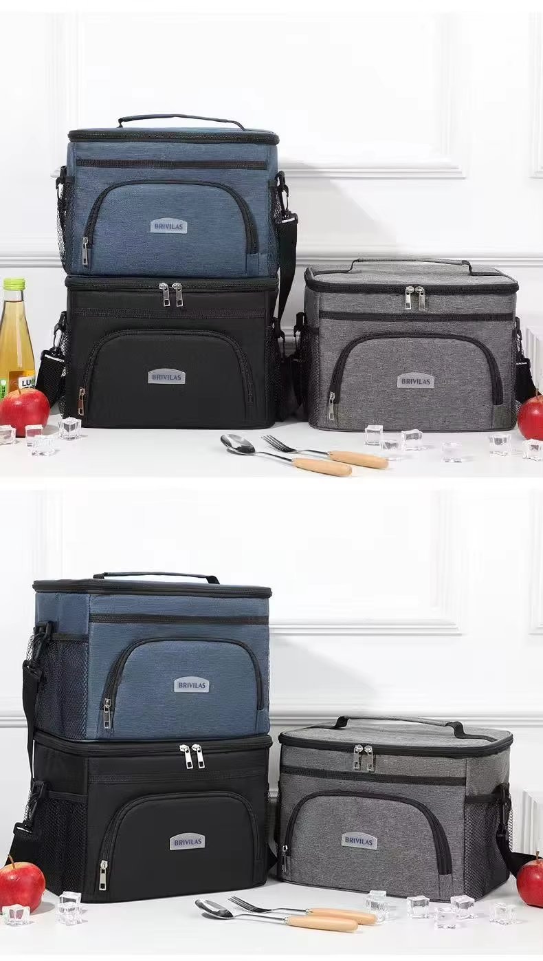 Soft Lunch Box Bento Bag Outdoor Ice Picnic Handbag Waterproof Foil Thermal Insulated Tote Cooler Bag - product detail
